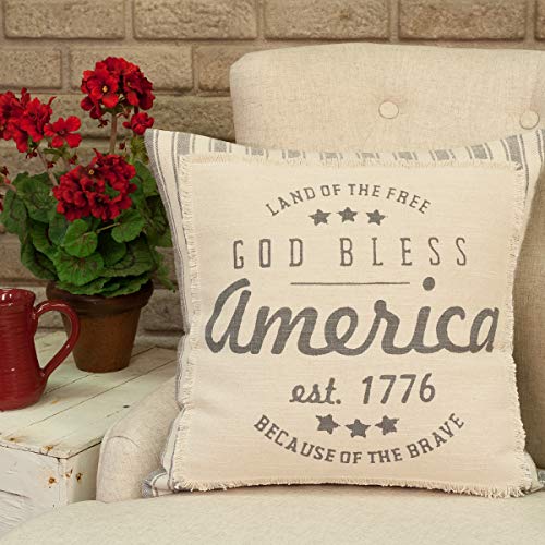 Piper-Classics-Land-of-The-Free-Throw-Pillow-Cover-18-x-18 Piper Classics Land of The Free Throw Pillow Cover 18 x 18