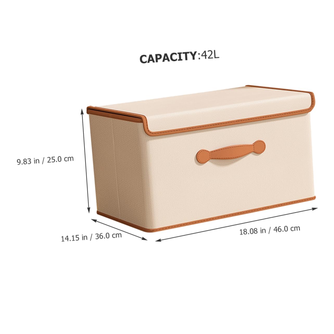 Zerodeko Faltbare Aufbewahrungsbox Mit Deckel Aus Stoff Für Kleidung Decken Und Accessoires Für Wohnzimmer Schlafzimmer Und Bad Platzsparend Und Leicht Transportierbar