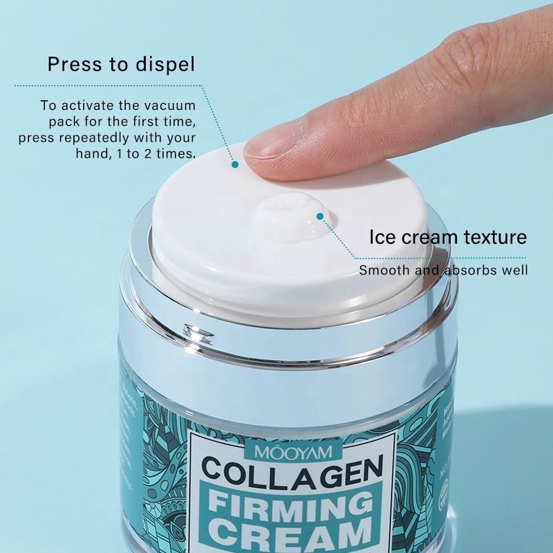 Collagen Cream Anti-Aging Repair Face & Neck – Hydrating, Nourishing, Firming, Wrinkle Smoother for Women & Men,1.7 Fl Oz - Image 5