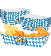 30 PCS Oktoberfest Decoration, Oktoberfest Food Trays with 3 Designs, Disposable Beer Gathering S...