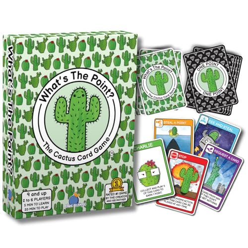 Image of What's The Point? The Cactus Card Game | A Fun and Strategic Game for Families | Perfect for Family Play Night | Easy to Learn | Portable for Travel | Ideal for Players of All Ages