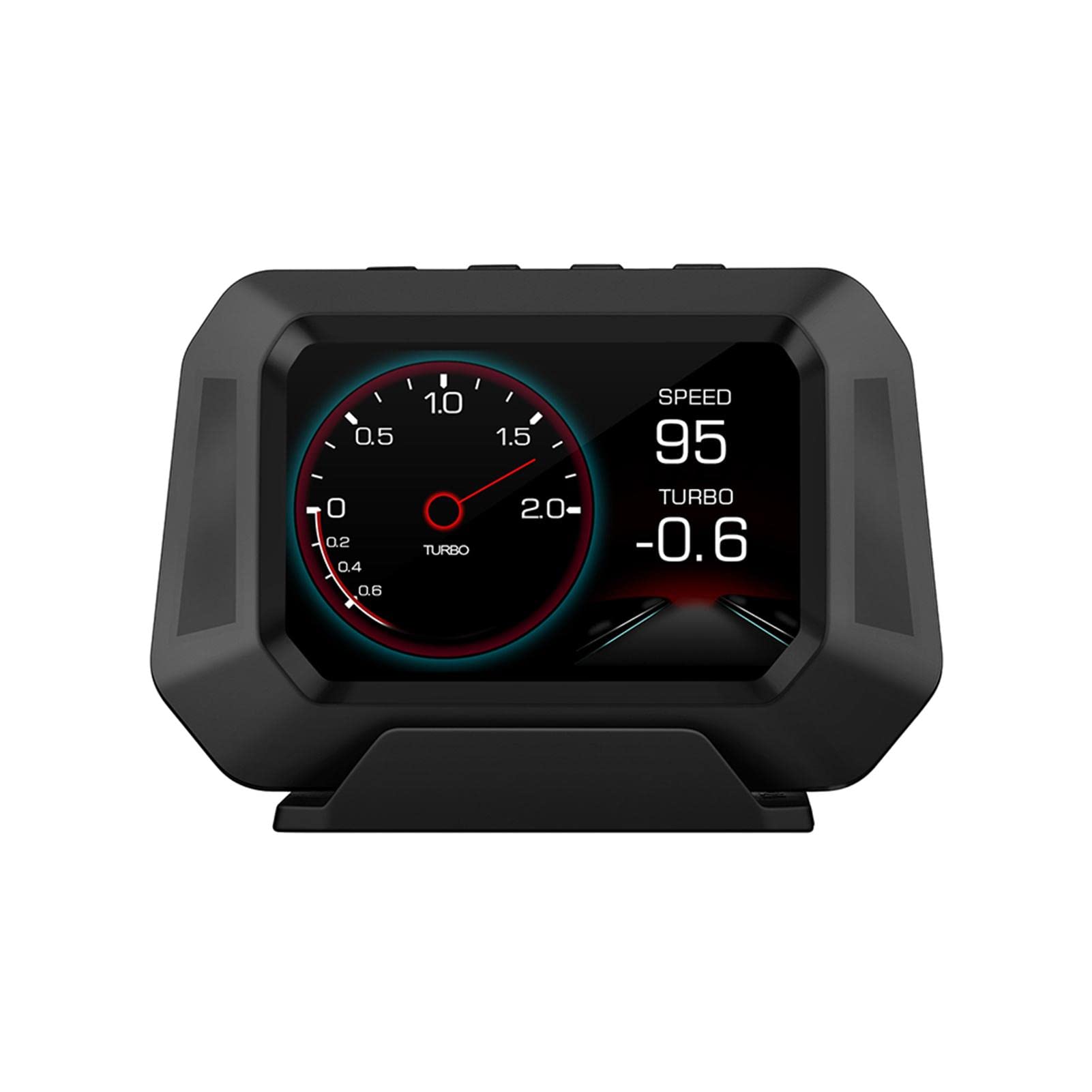 Paradesour Car Inclinometer Level Tilt Mete | Universal HUD Head-up Display | Cars Off-Road Vehicle Pitch/Incline Angle Slope Meter | Truck Odometer