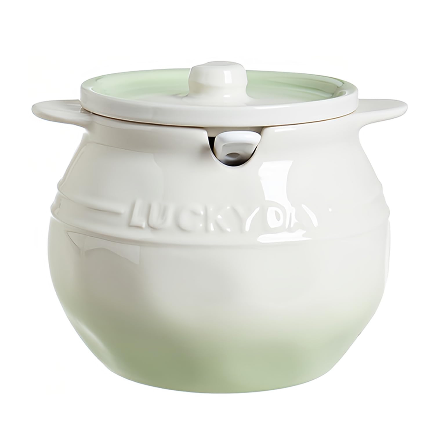 Dowbom Green Cute Sugar Bowl With Lid And Spoon, Sugar Dish, Sugar Jar, Sugar Pot, Storage Jar, Sugar Container (,700Ml)