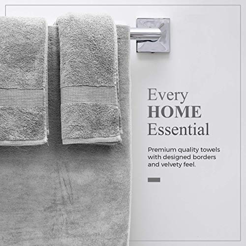 Bath Sheets Bathroom Towel Set- 4 Pack 100% Cotton Extra Large Bath Towels, Grey Oversized Bath Towels, Soft Luxury Bath Towels Large Bathroom Set, Shower Towels Bath Towel Sets For Bathroom - 35X66 #TOP1