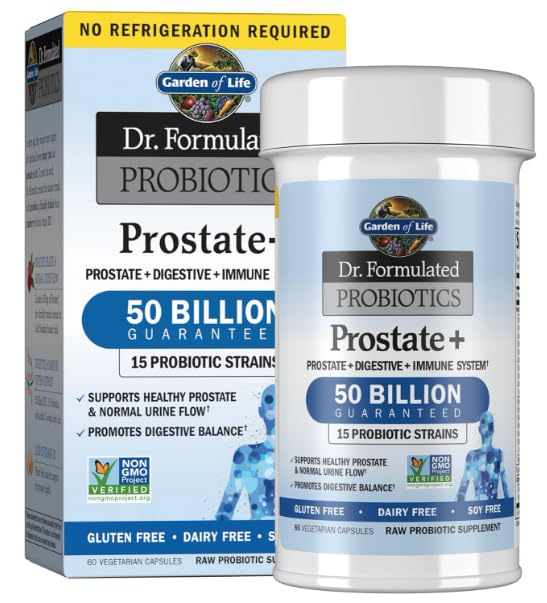 Garden Life's Dr Formulated Prostate, Gluten-Free, 30 Vegetarian Capsules