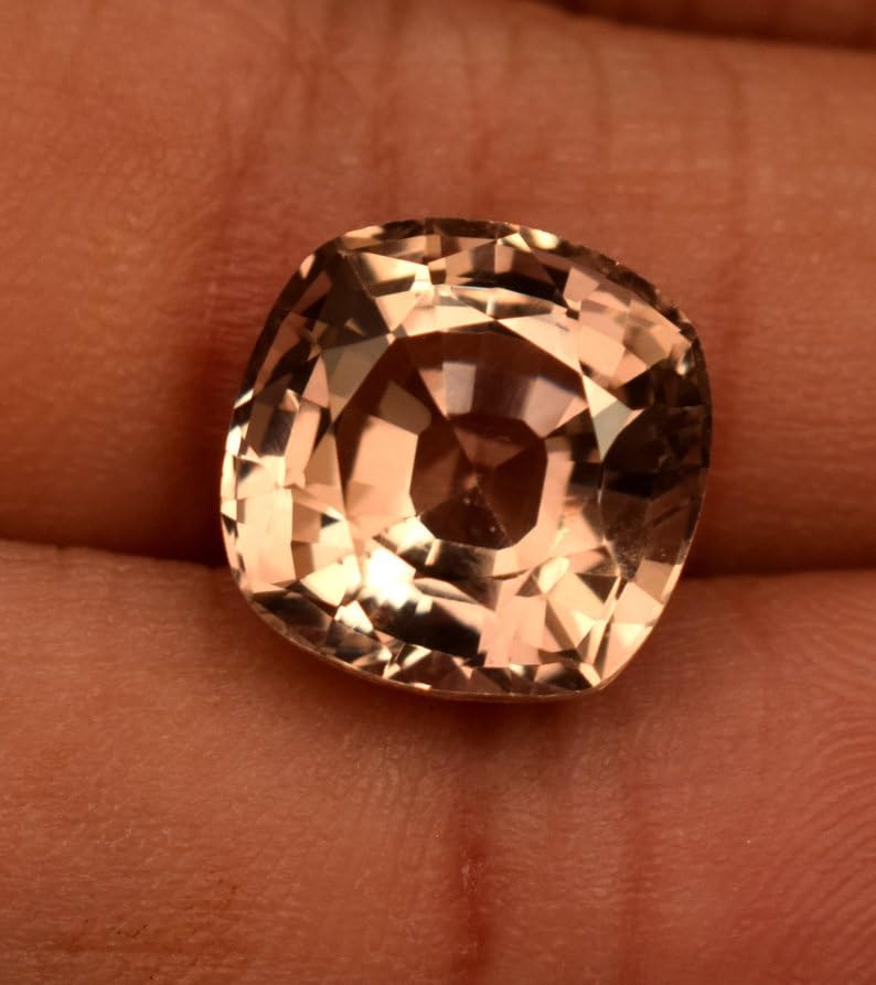Saphir naturel coussin 11x11mm pour création de bague et pendentif diy