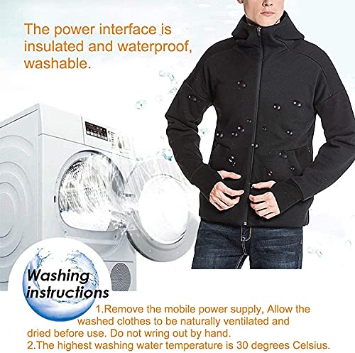 Anniou Elettrico Riscaldato con Cappuccio USB