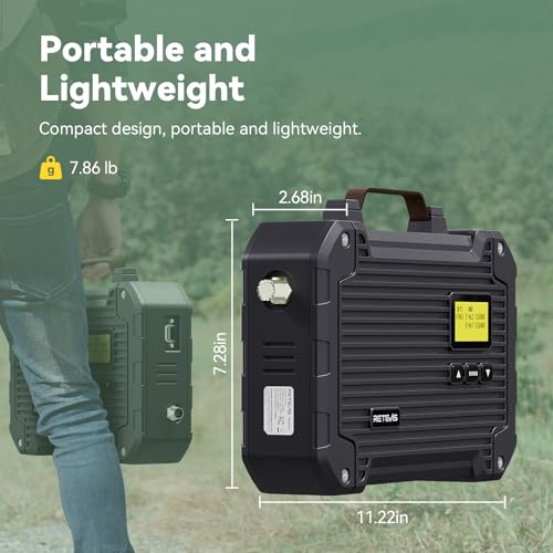 Image of Retevis RT97L GMRS Repeater Set, High Power Full Duplex Portable Kit with FRP Antenna & Coaxial Cable, Perfect for Farms, Warehouses, Remote Areas, Outdoors & Home