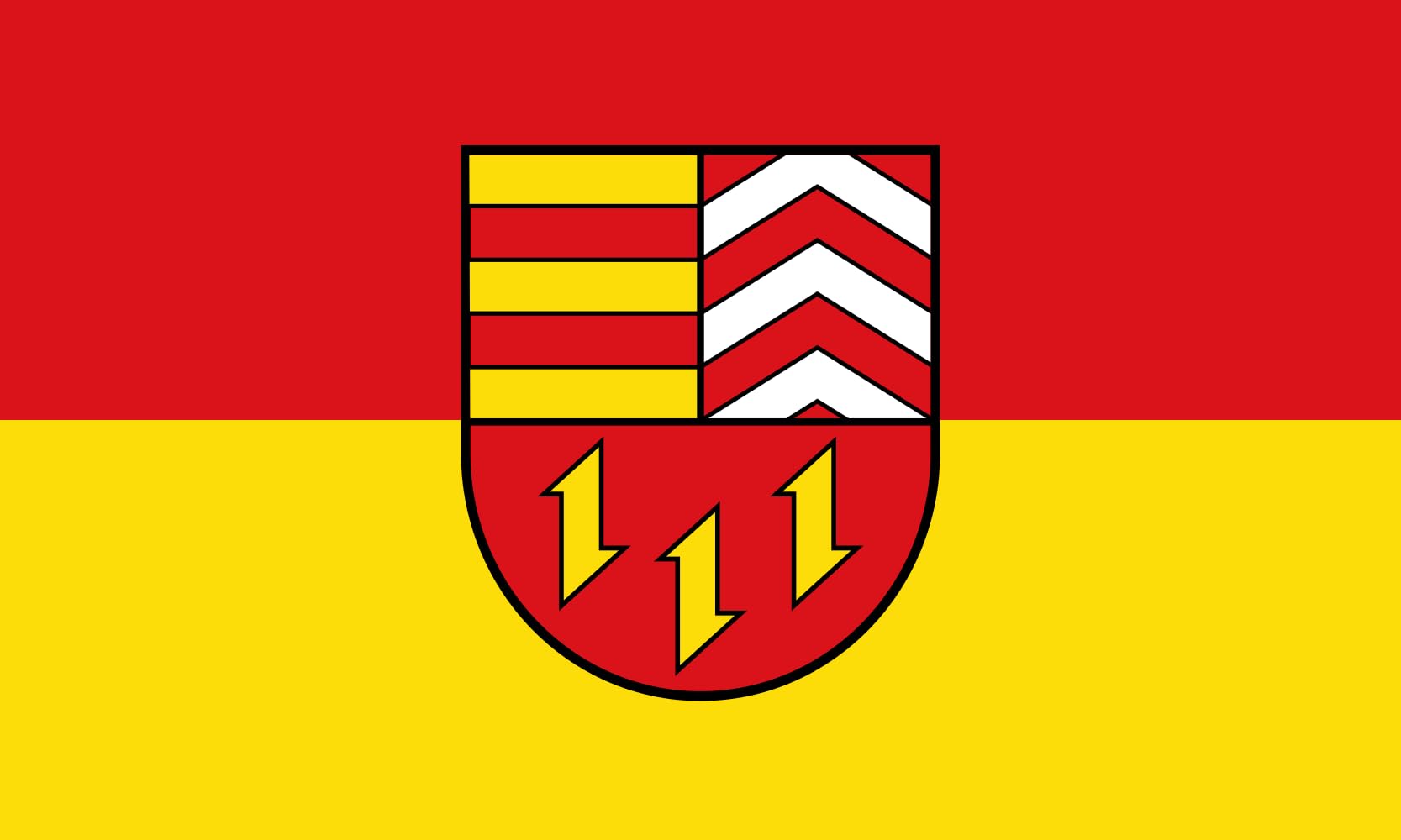 Drapeau Landkreis Vechta haut de gamme en version paysage de 1.35m² aux finitions premium