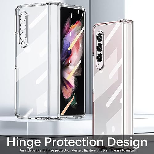 Image of Humble (TPU + Poly Carbonate | Crystal Clear Back Cover Compatible with Samsung Galaxy Z Fold 4 Back Cover Scratch-Resistant Shockproof Smooth Feel Back Cover Compatible Samsung Galaxy Fold 4