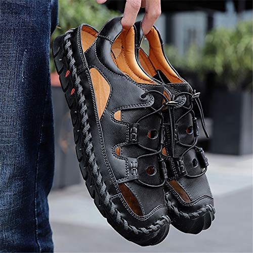 Men Outdoor Sandals Breathable Summer Beach Shoes Shoelace Walking Fisherman Anti-Slip Comfortable Casual Fashion2