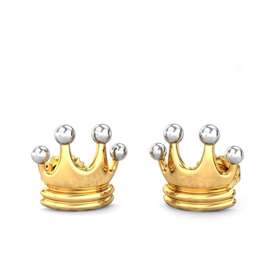 CANDERE - A KALYAN JEWELLERS COMPANY 18K BIS Hallmark Pure Yellow Gold Stud Earring for Kids with Screw Back closure (B07XXGLCMM) Amazon Price History, Amazon Price Tracker