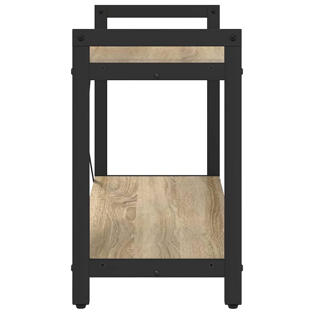 Libreria in rovere Sonoma, 80 x 30 x 50 cm, in legno