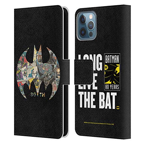 Carcasa Batman iPhone 12 libro en piel de alta resistencia y diseño