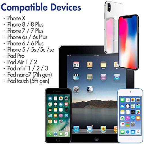 Vcharged 12 Ft Longest 2 Pack Pink/Rose Gold Mfi Certified Lightning Cable Nylon Braided Usb Long Iphone Charger For Apple Iphone 14 Pro Max, 13, 12, 11/Mini/Xr, Xs, X, 8, 7, Ipad, Airpods - Updated #TOP7