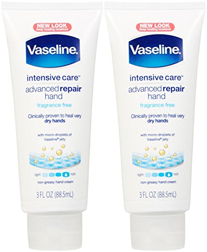 Vaseline Intensive Care Advanced Repair Hand Unscented Lotion -  3.1 oz - 2 pk