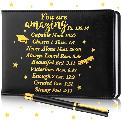 Geyoga 2025 Graduation Guest Book with Pen Graduation Guest Book Class of 2025 Graduation Guest Sign in Book Memory Scrapbook for Senior Night College Party Gifts, 6 x 8 Inch(You are Amazing)