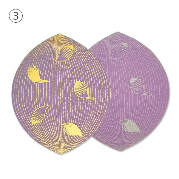 Amazon | 散華/華葩(さんげ/けは)[No.4] 100枚入り 5色の色紙に散蓮 表