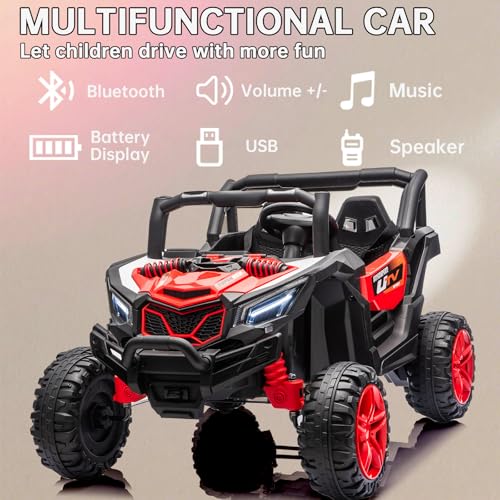 Image of UTV 12V Ride On Toys for Big Kids Ride On 2 Seater Ride On Toys Kids