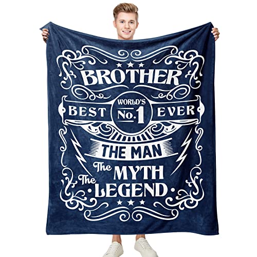 Ivivis Gift for Brother Blanket, Best Brother Ever, Brother Gifts ...
