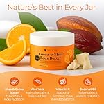 Tree to Tub Shea Body Butter for Dry, Extremely Dry, Sensitive Skin - Moisturizing Body Cream for Women & Men, Hydrating Body Lotion Moisturizer w/Vitamin C, Organic Cocoa, Citrus Scent - Image 5