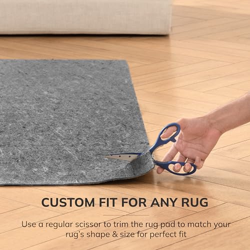 Anji Mountain 8' x 10' Universal Non-Slip Rug Pad - Area Rug Grip & Floor Protector Mat - Cushioning Underlay Pad for Hardwood Floors - Anti-Slip Under Rug Pad Mat, Rectangular - Image 6