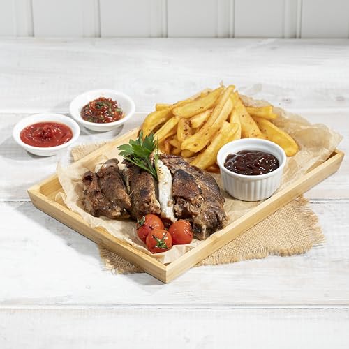 LANDPERLE Cotes De Porc Confites ca. 500g | Schweinerippchen Confit vakuum-gegart & gegrillt | Schweinefleisch | ohne künstliche Zusatzstoffe Geschmacksverstärker u. Konservierungsstoffe (1)
