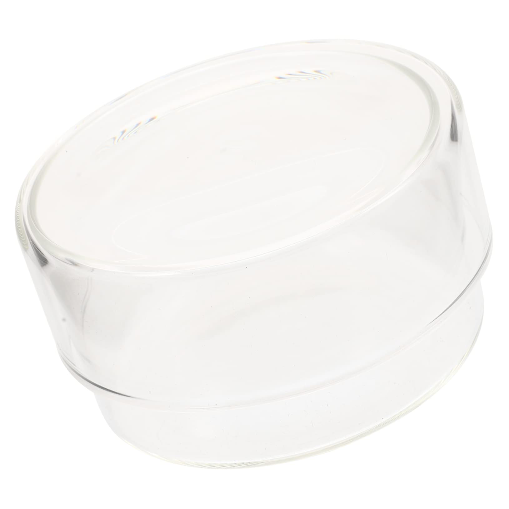 LABRIMP Clear Glass Tea Canister with Lid Airtight Storage Jar for Loose Leaf Tea Candy and Snacks Decorative and Multi-functional Home Glass Jar