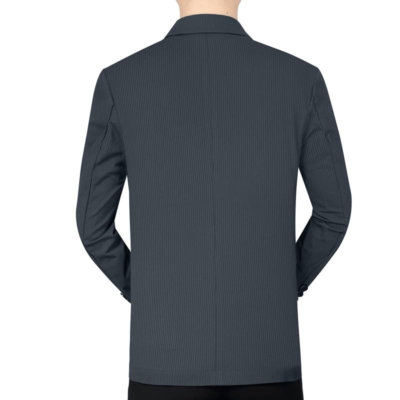 Gray Two Button Dress Jacket Suit Separates Mens Blazers Regular Fit Sport Coat for Wedding Prom Homecoming2