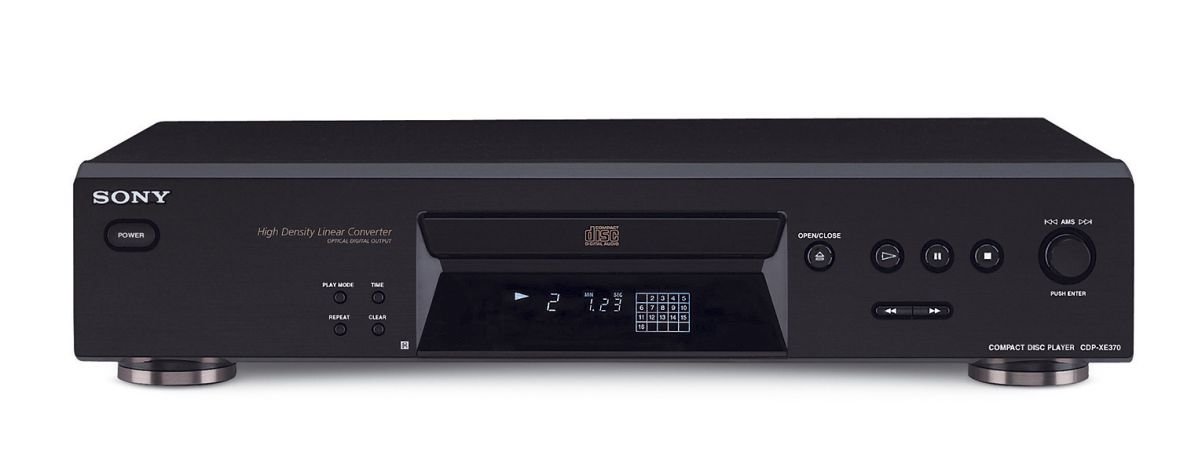 Sony CDP-XE370B - Unidad de CD (H-Pulse, 102 Db, 11W, 230 V, 50/60 Hz, 3,4 kg, 430 x 290 x 95 mm) Negro