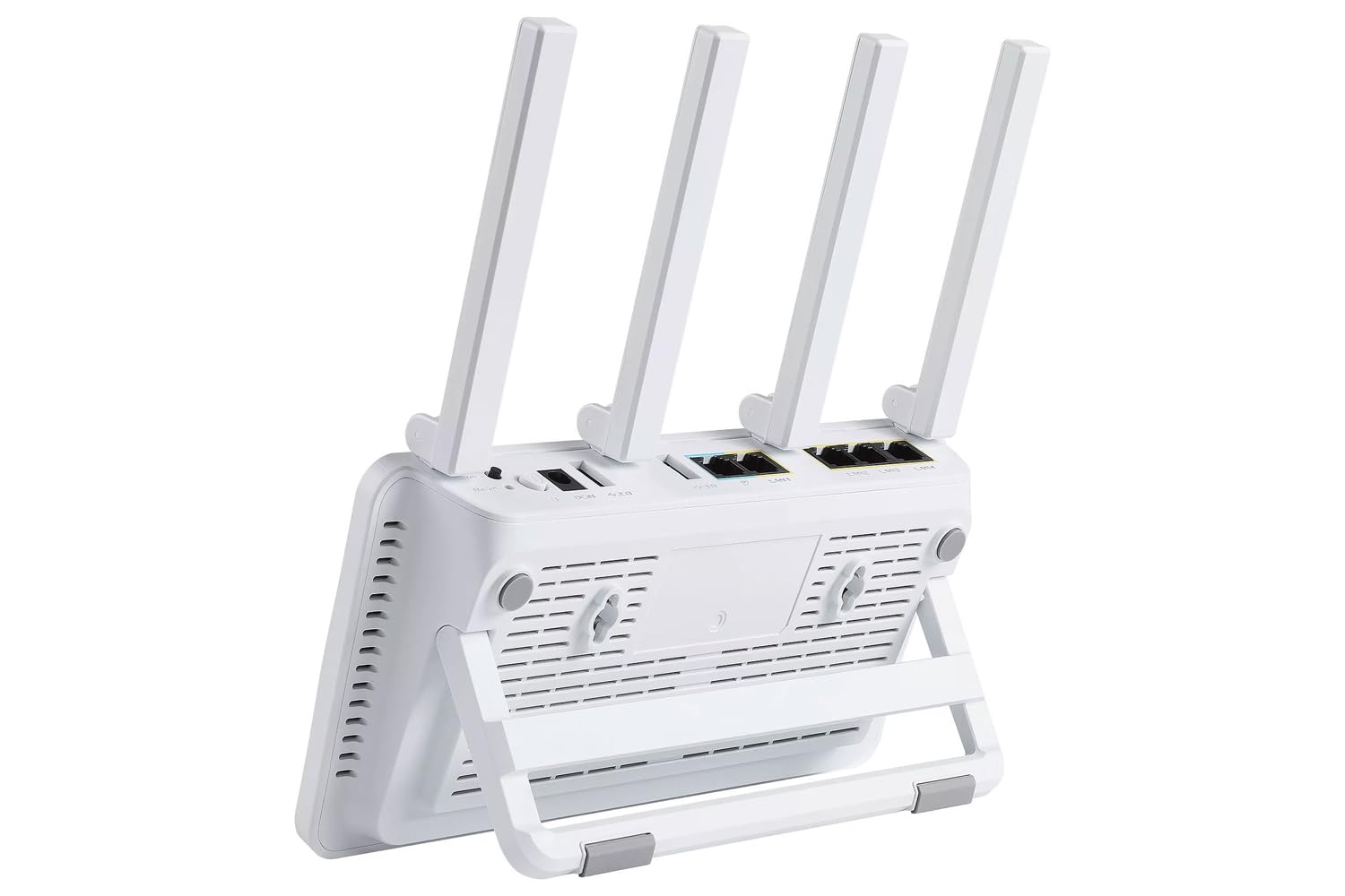 ASUS ExpertWiFi EBR63 - Wszechstronny punkt dostępowy z routerem, przełącznikiem i bramą bezpieczeństwa AX3000 Dual Band WiFi 6 (obsługuje do 5 SSID, VLAN, SDN, spersonalizowany portal dla gości, VPN)