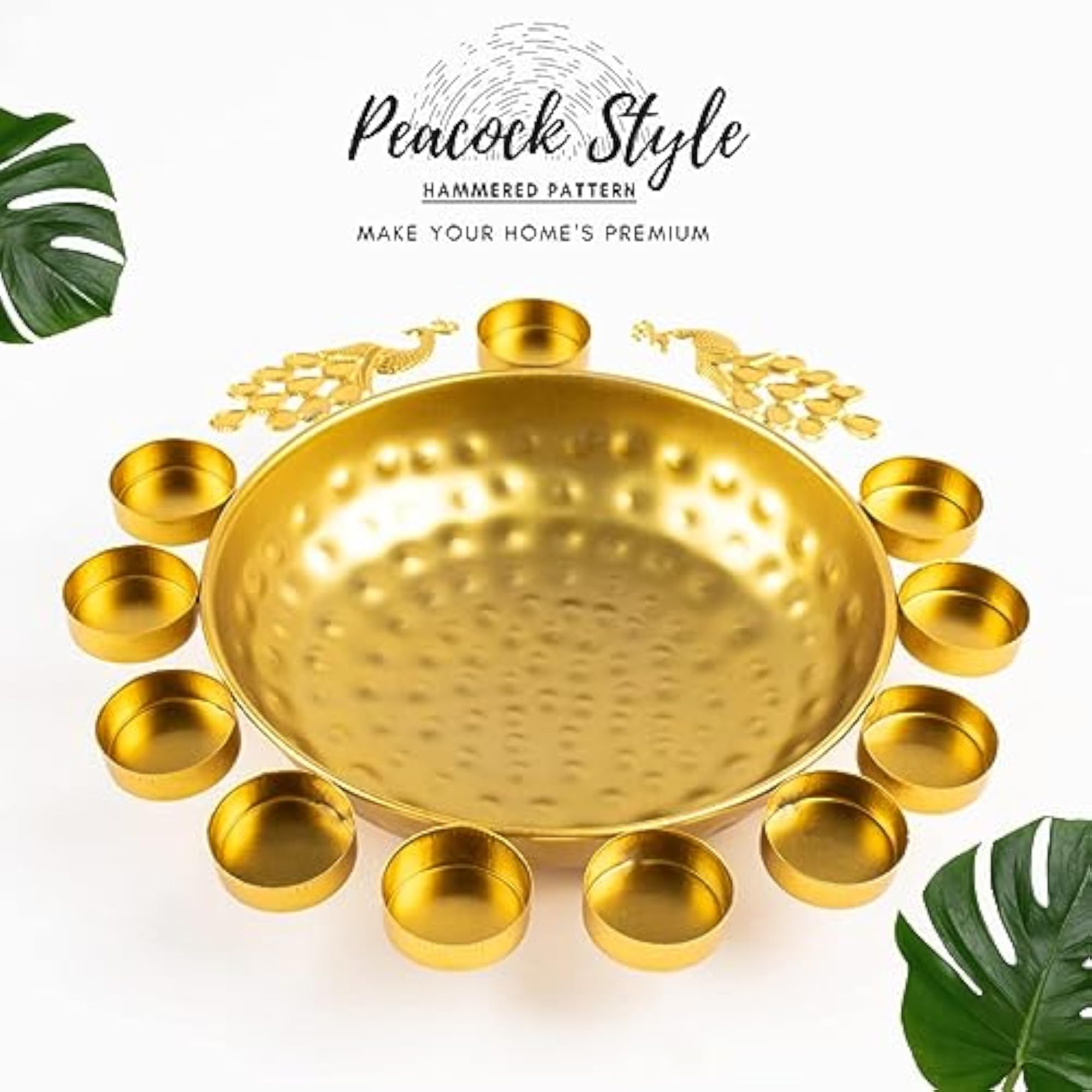Antique Design Decorative Urli Bowl for Floating Tea Light Candles