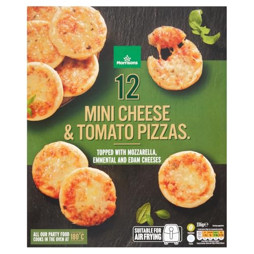 Morrisons 12 Cheese and Tomato Mini Deep Dish Pizzas 336g