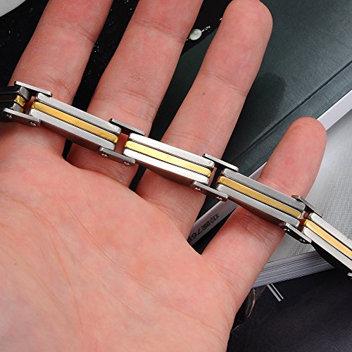 Bracelets pour hommes anti-irritation en chaîne de main robuste - 5