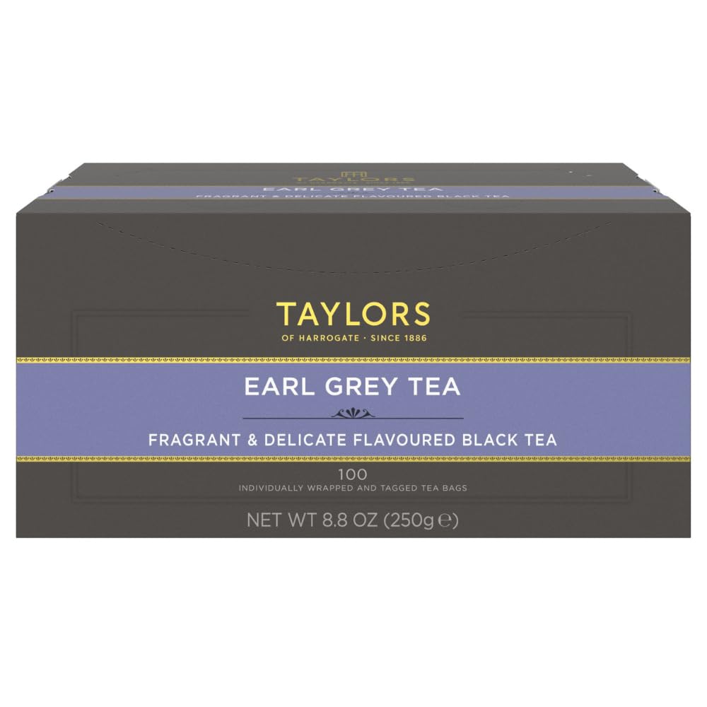 Earl Grey Tea, 100 Tea Bags (Pack of 1, Total 100 Teabags)