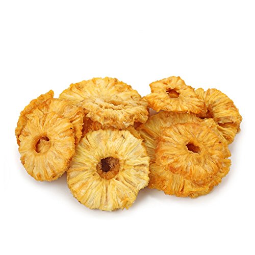 Getrocknete Ananas | Premium Qualität | Ananasringe | ungesüsst | Natural | Unbehandelt | Vegan | 500 g