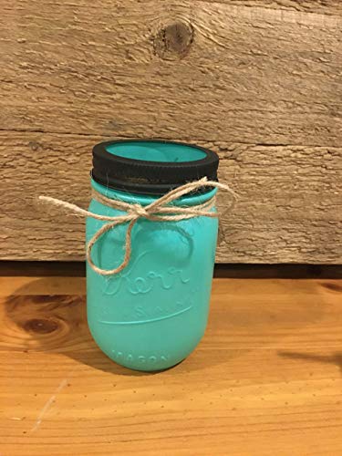 Rustic Mason Jar Soap Pump and Lotion Dispenser with Toothbrush Holder for Farmhouse Decor - Image 3