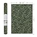TOTIO Green Wallpaper Peel and Stick Dark Green Leaf Contact Paper 16x78inch Matte Thickened Waterproof Self-Adhesive PVC Wall Sticker Counter Top Stick Paper Green Leafy Plants Vinyl Wrap for Cabinet