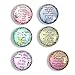classic winnie the pooh inspirational quote Refrigerator Magnets, set of six 4x4cm winnie the pooh gifts for kids, Whiteboard Magnets for classroom or Locker