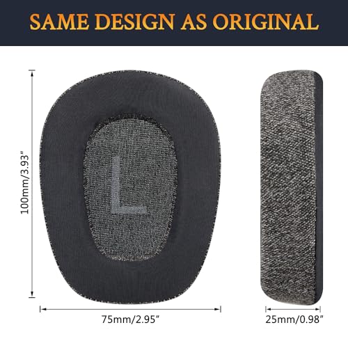 Coussinets de Remplacement pour Logitech Zone Vibe 100 Idéal Télétravail - 6