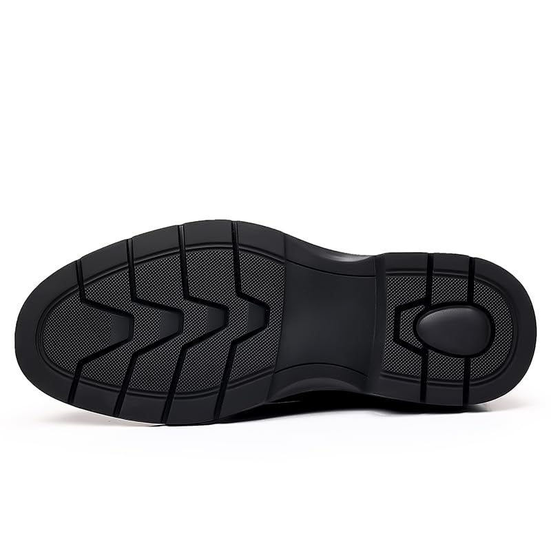 Fashion Gentleman Casual Leather Shoes Business British Work Shoes Fashion Metal Decoration Business Loafers Casual Formal Driving Shoes3