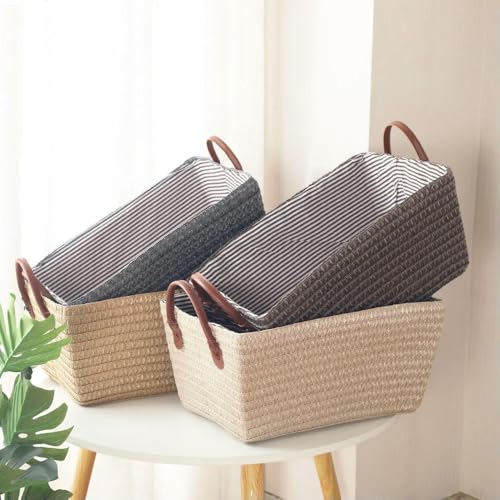 Panier de rangement pliable ZBDP pour le salon et la chambre enfant