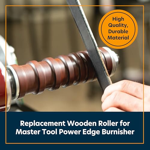 Rodillo de madera Weaver Leather para bruñidor Master Tools Power Edge Slicker 2