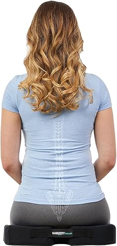 Miniatura 7 de Contour Kabooti Cool Gel - Cojín de asiento para coxis para dolor de coxis, ciática, alivio de presión de espalda, soporte de asiento de