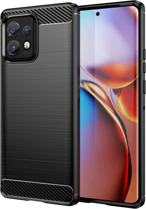 MoreFit Carbon Fiber Case for Motorola Edge Plus 2023 / Motorola Edge+ 2023, Shockproof Hybrid Soft TPU Carbon Fiber Texture Back Cover for Motorola Edge Plus 2023 - Black (B0C6FPLLWM) Amazon Price History, Amazon Price Tracker