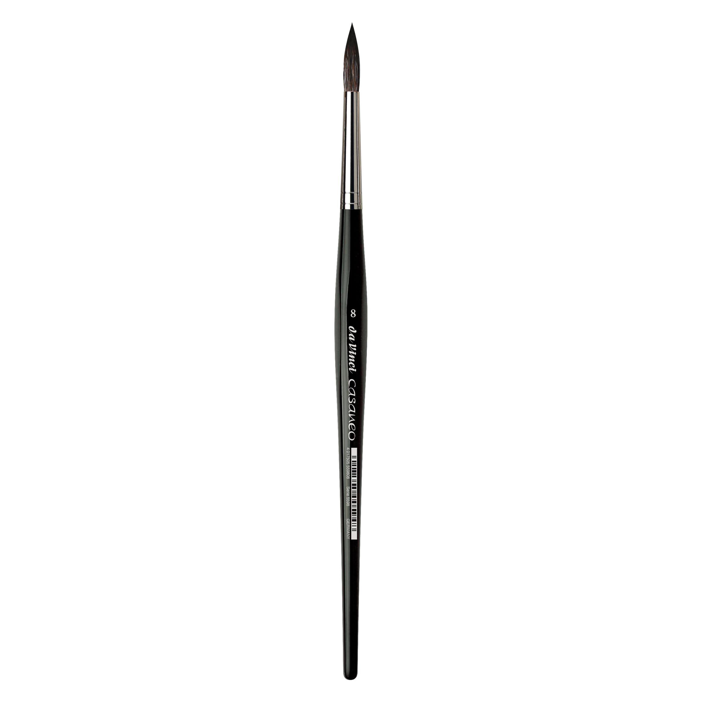 da Vinci Watercolor Series 5598 Casaneo Paint Brush, Round New Wave Synthetics, Size 8