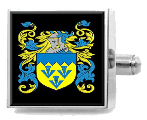 Clip para corbata Keck Wales con escudo familiar ideal para bodas y galas