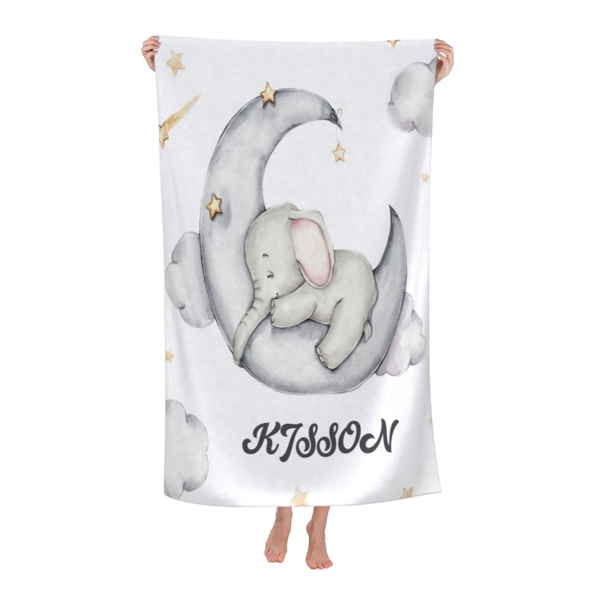 NGGBBDYGB Custom Baseball Team Bulk Beach Towels Personalized Name & Logo