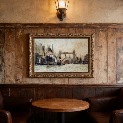 Cadre a suspendre Tower Bridge Charles Dixon pour habiller un mur vide