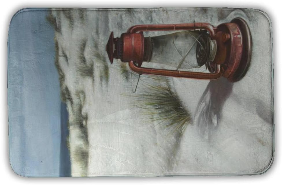 Begin Home Decor 5930-3421-CO160 21 x 34 in. Coastal Bathroom Sea Bath Mat - Lantern on the Beach Decor